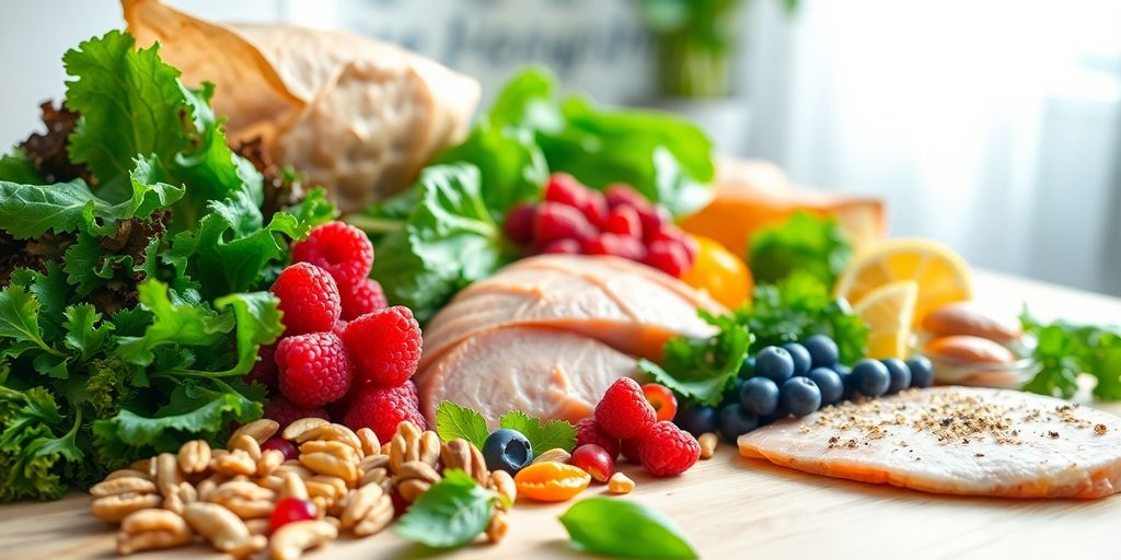 Nutritious foods balancing hormones